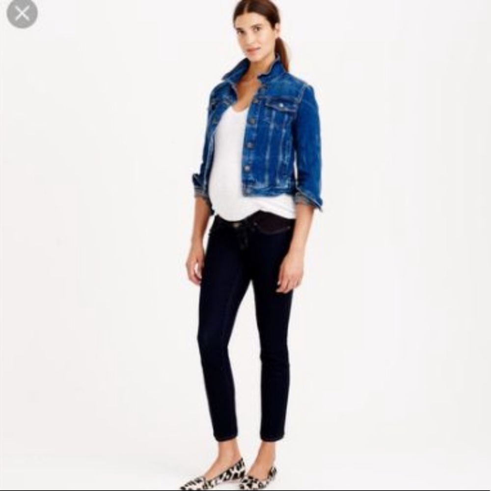 Black Jcrew Maternity Jeans 26R